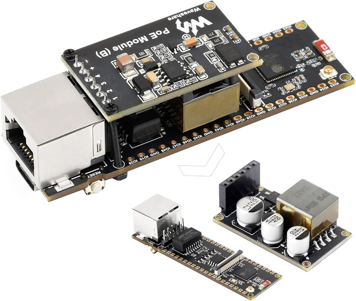 MCDODO MCDODO ESP32-S3 Ethernet Development Board 240MHz Dual Core PoE Module — 商品照片