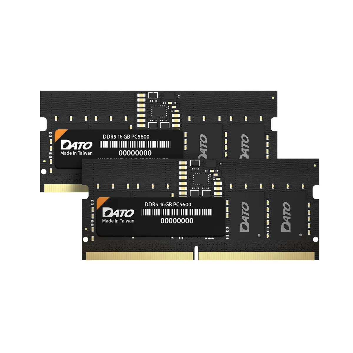 DATO DATO DT16G5DS56X2 32GB (2x16GB) DDR5 5600MHz SODIMM laptop RAM — photo du produit