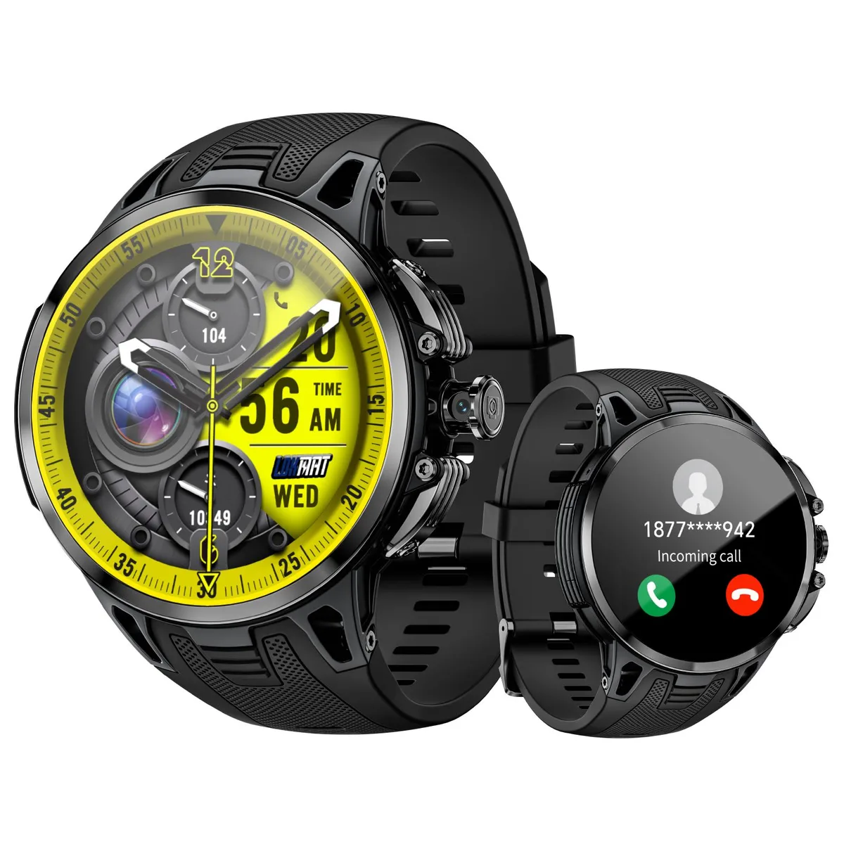 LOKMAT LOKMAT APPLLP 4 PRO S2071 smart watch 1.75-inch AMOLED 3GB 32GB Black — fotografia produsului
