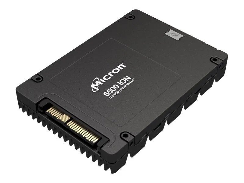 Micron Micron MTFDKCC30T7TGR-1BK1D 6500 ION 30.72TB enterprise SSD — productfoto