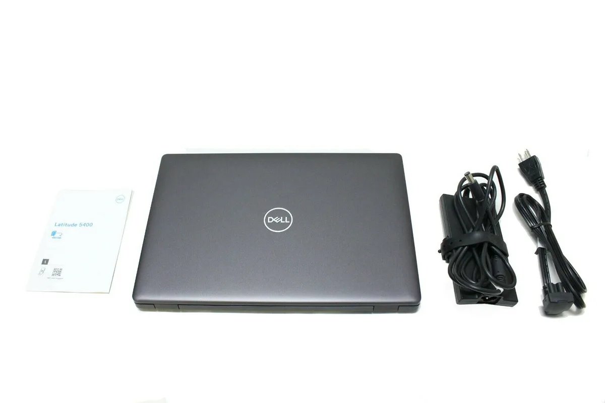 Silver 14 inch business laptop closed on flat surface