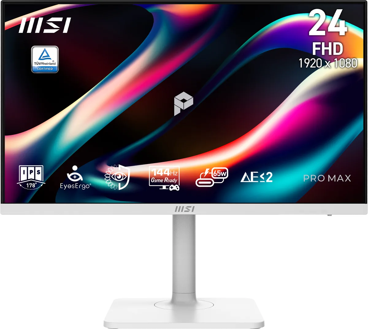 MSI MSI PRO MAX 241PHW E14 23.8" FHD 144Hz IPS White monitor — product photo