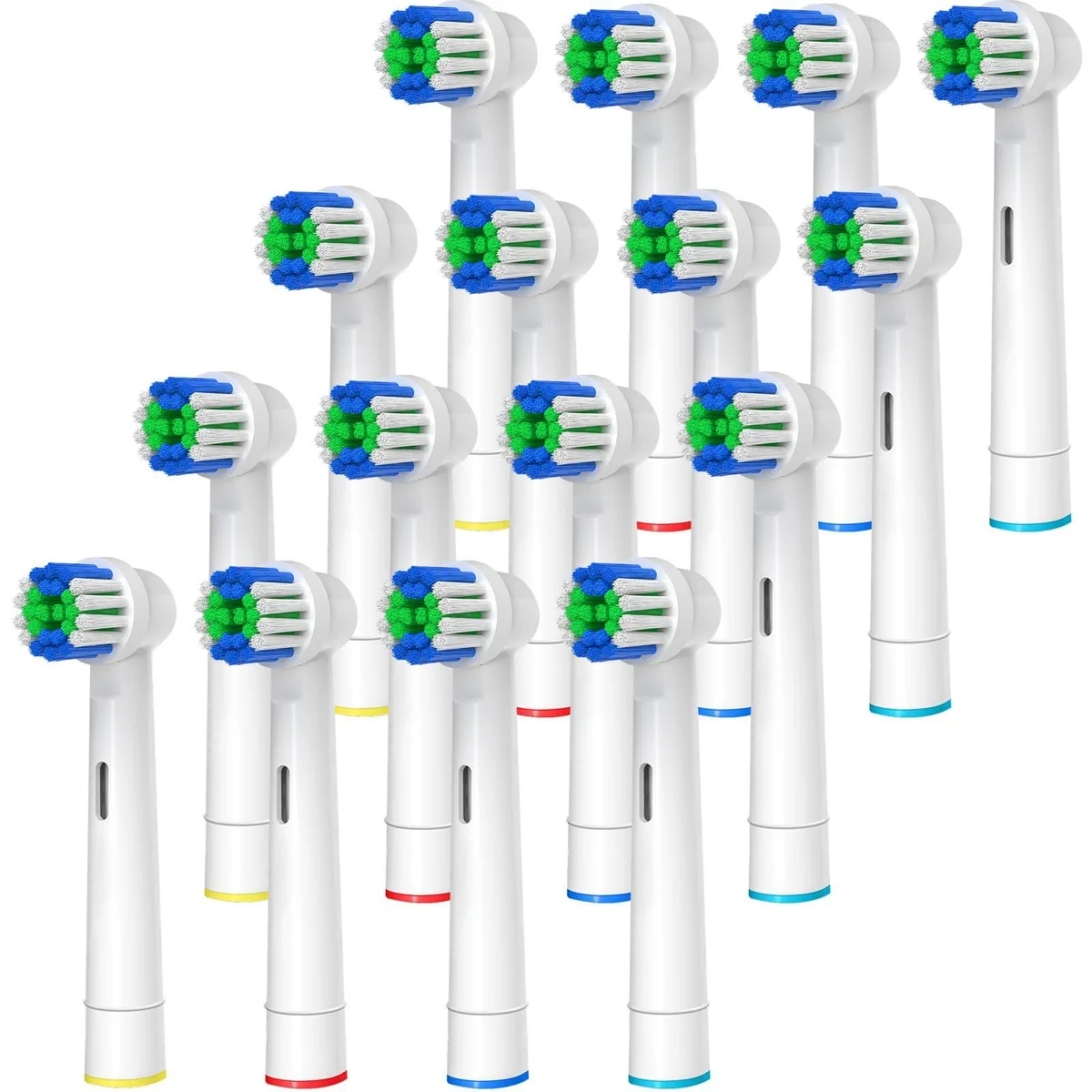 GENKENT Genkent CrossAction Replacement Brush Heads 16 Pack White — product photo