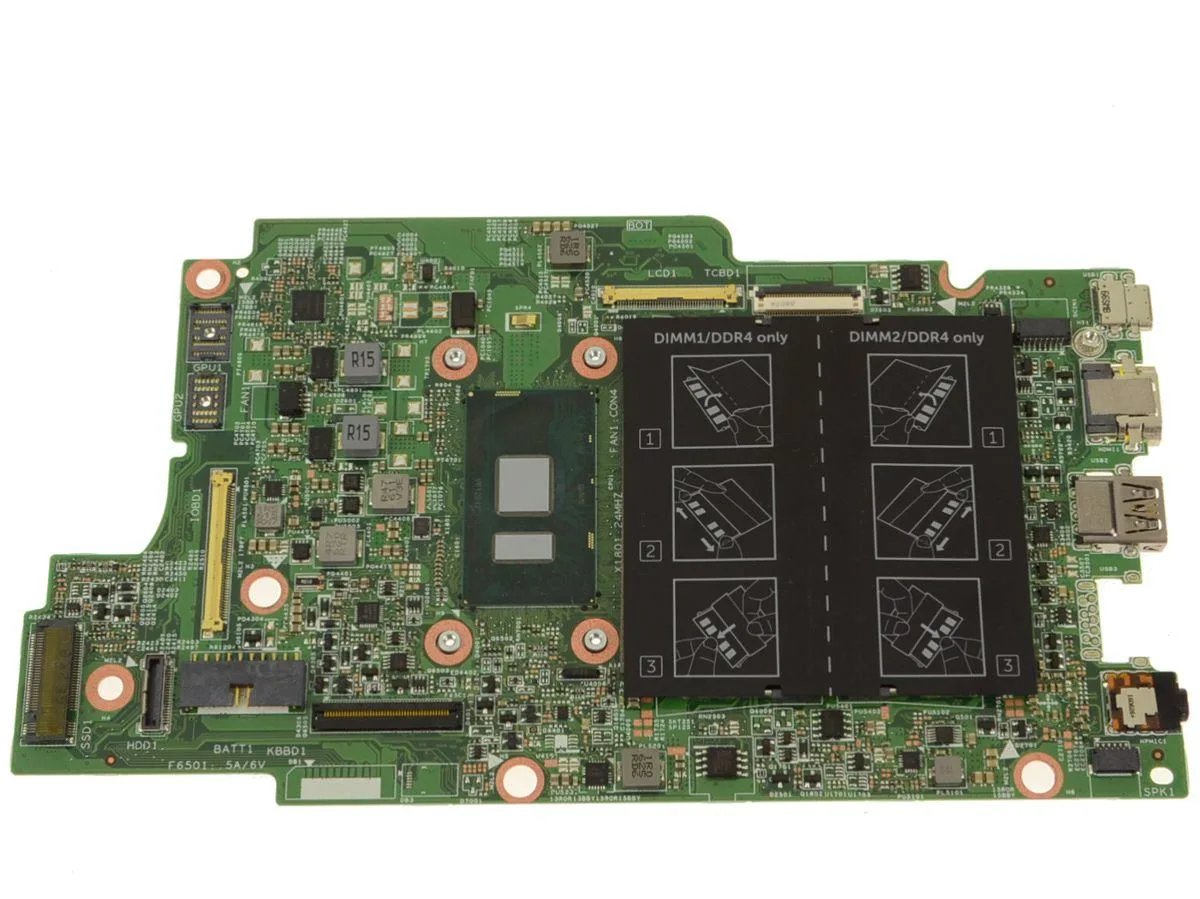 DELL DELL Inspiron 7778 Motherboard Intel Core i7-6500U 2.5GHz 809FW — product photo
