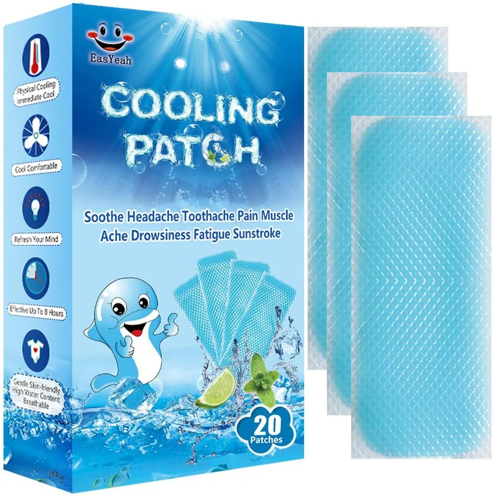  EASYEAH EY20HI First Aid Cooling Patches 20 Count — produkto nuotrauka