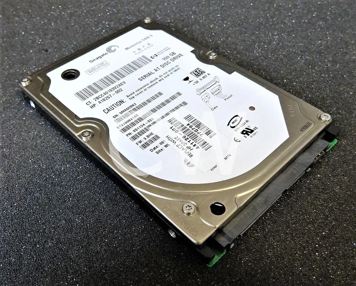 Seagate Seagate Momentus 5400.3 160GB 5400RPM 2.5" SATA internal hard drive — 商品写真