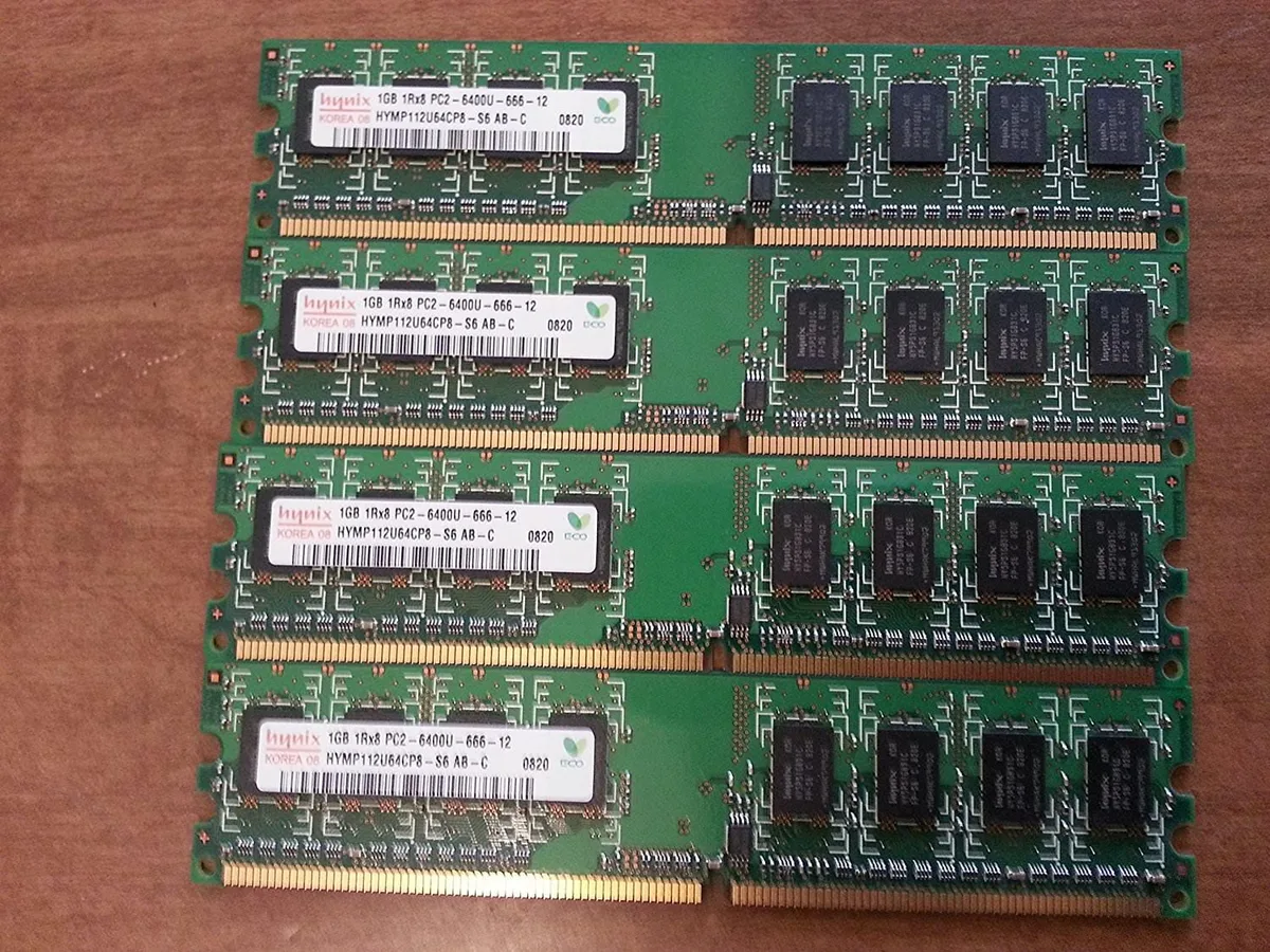 SK hynix SK hynix 4GB DDR2 PC2-6400U 800MHz 240-pin desktop RAM — photo du produit