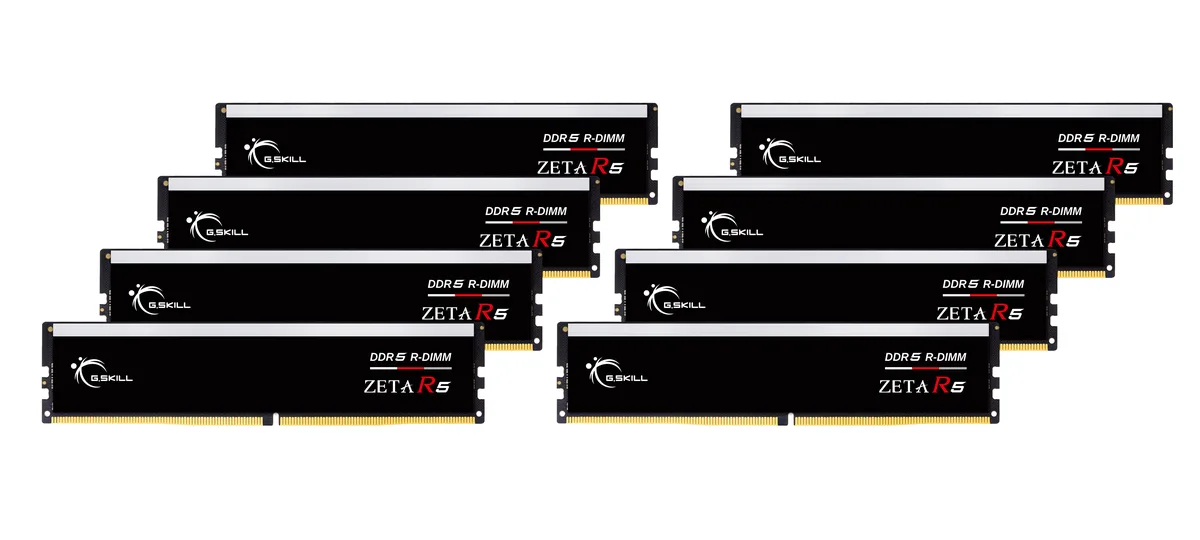 G.SKILL G.SKILL F5-6000R3036G48GE8-ZR5NK 384GB (8 x 48GB) DDR5 6000 CL30 server RAM — product photo