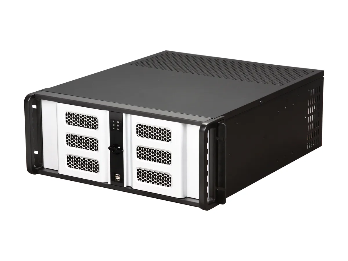 iStarUSA Inc. iStarUSA Inc. D400-6SE-B6SA-SL 4U Rackmount Server Chassis 6 Hot-Swap Bays — صورة المنتج