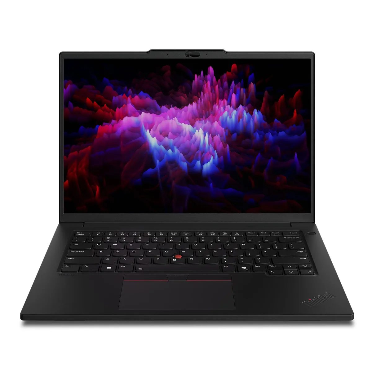 Black 14.5 inch laptop with backlit keyboard