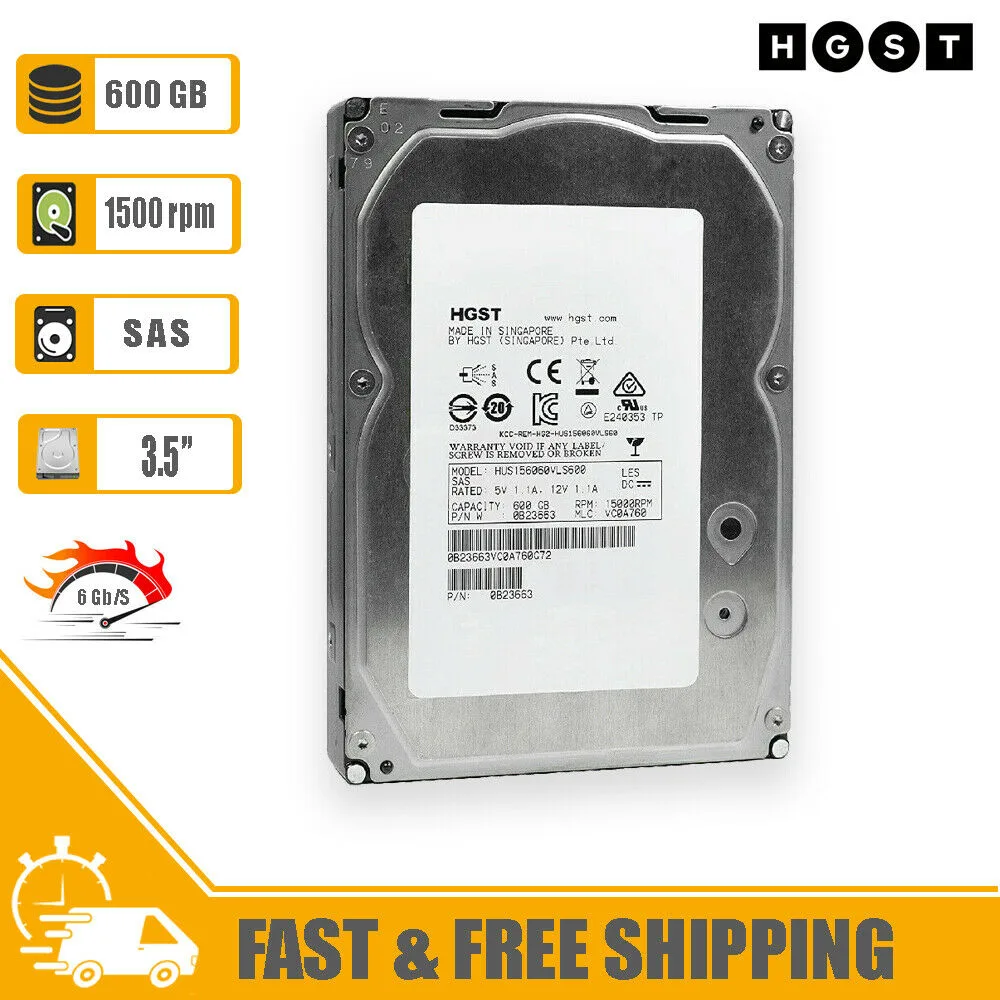 2.5 inch silver metal enterprise hard drive casing
