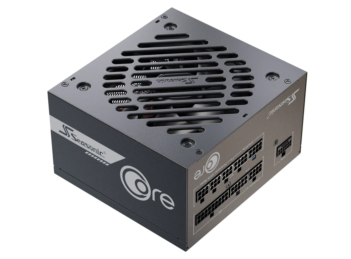 Seasonic Seasonic CORE GX-1000 ATX3 1000 W power supply, fully modular ATX 3.1, 120 mm fan, 140 mm depth — photo du produit