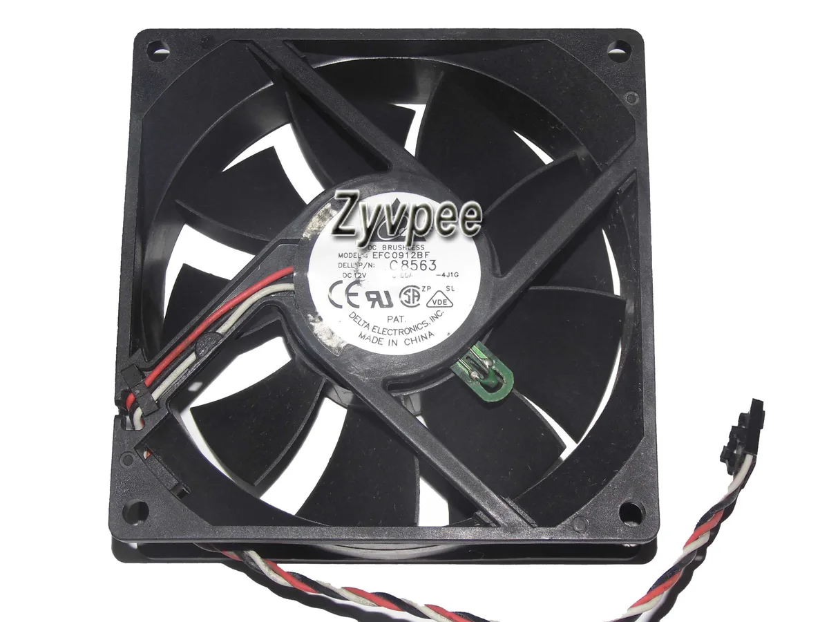 Zyvpee Zyvpee EFC0912BF 92x92x32mm 12V .6A 3-pin ball bearing case fan — صورة المنتج