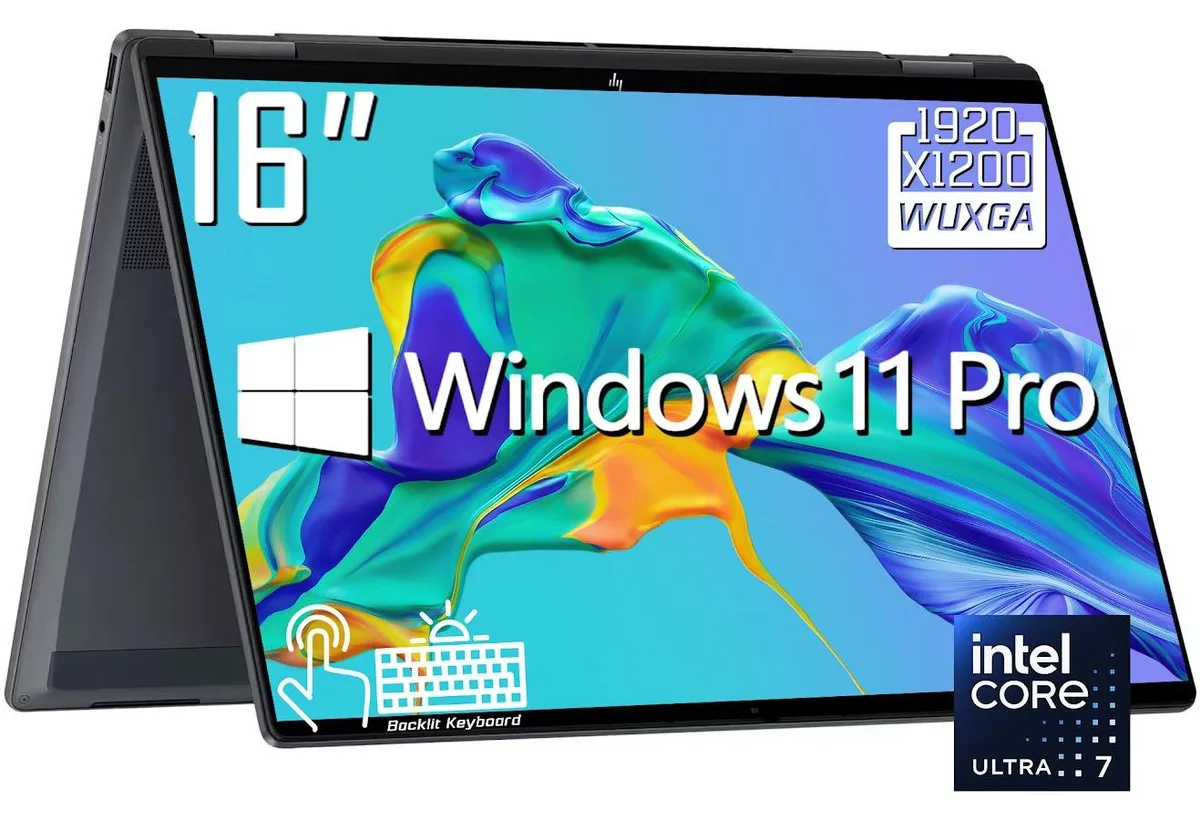 HP HP OmniBook X 2-in-1 16" WUXGA Touch Intel Core Ultra 7 256V 16GB 2TB — снимка на продукта