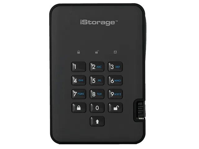 iStorage iStorage IS-DA2-256-SSD-2000- 2TB portable SSD — produktfoto