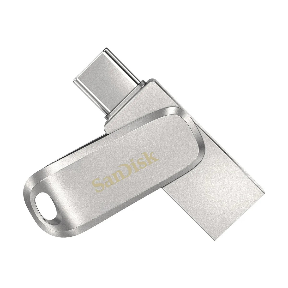 SanDisk SanDisk Ultra Dual Drive Luxe 256GB USB 3.1 Type-C Type-A 150MB/s Silver — 제품 사진