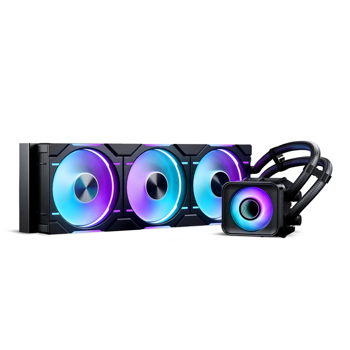 Phanteks Phanteks Glacier One 360D30 X2 liquid cooler PH-GO360D30_DBK02 — photo du produit