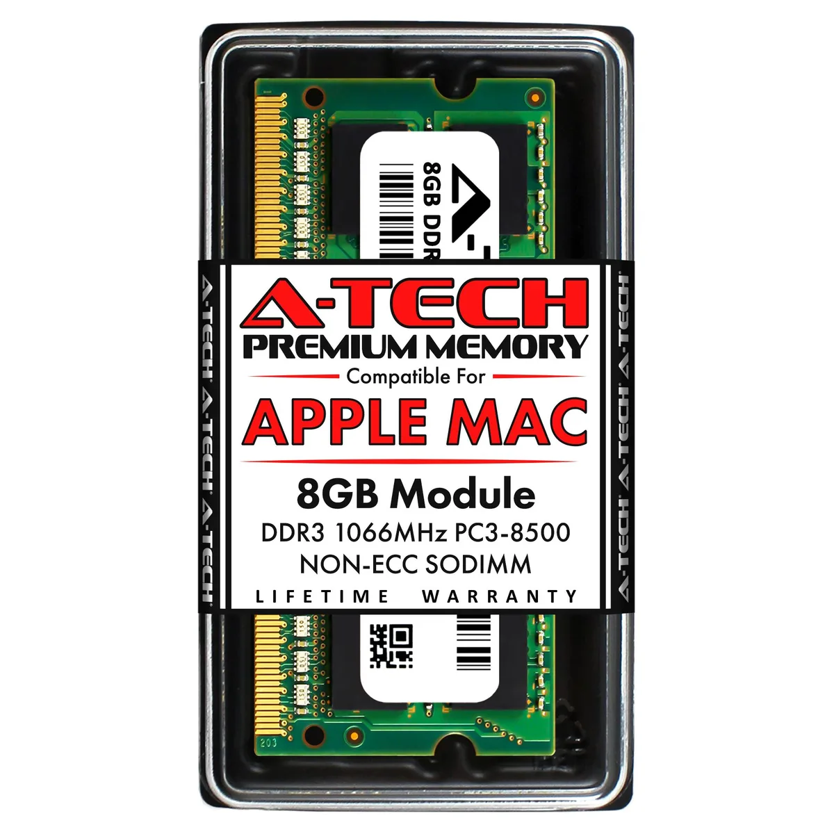A-Tech A-Tech 8GB DDR3 1066MHz PC3-8500 SODIMM 204-Pin Memory Upgrade — produktbilde