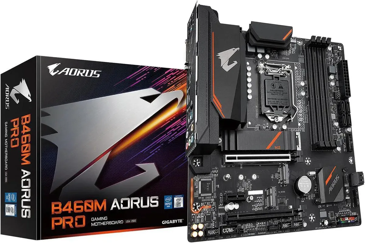 GIGABYTE GIGABYTE B460M AORUS PRO LGA 1200 Intel motherboard — product photo