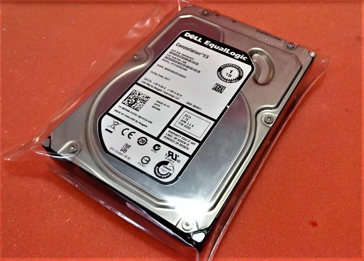 DELL DELL ST31000524NS 1TB 7200RPM 3Gb/s 3.5" SATA internal hard drive — 商品写真