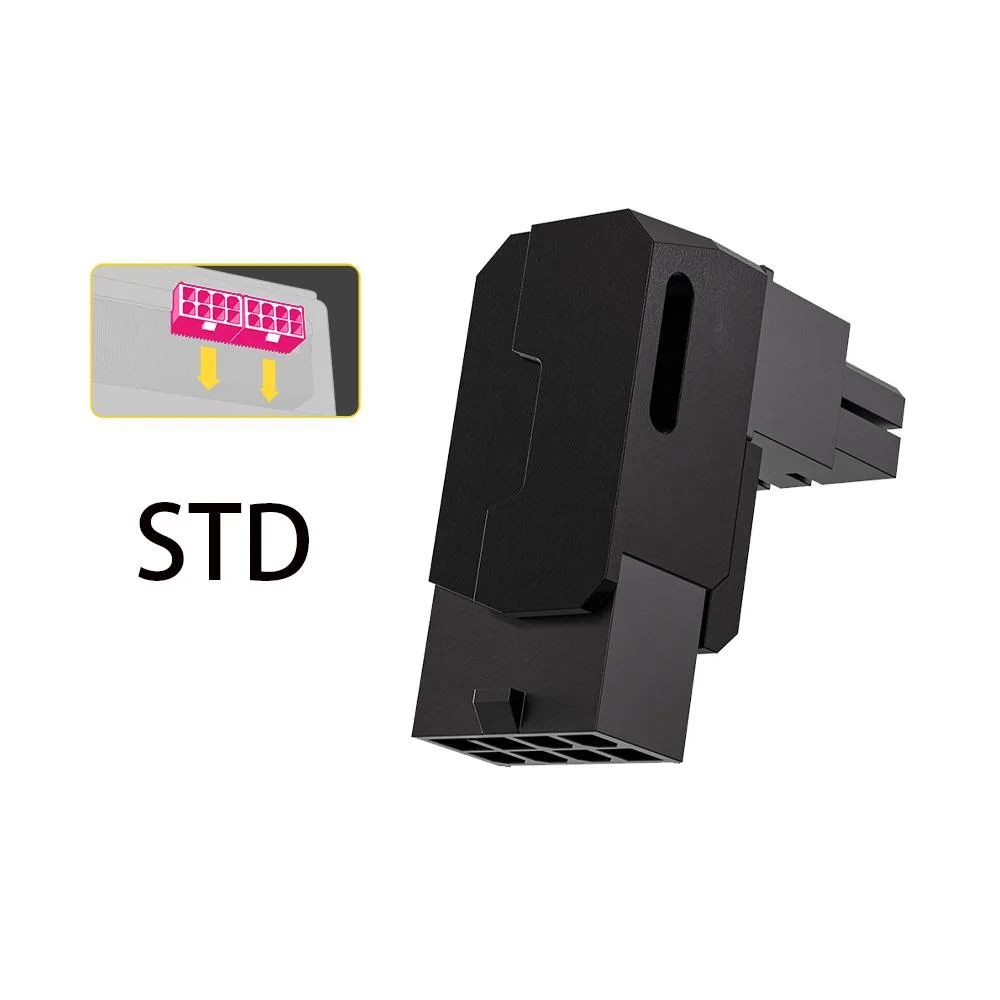Corn Electronics Corn Electronics 90 Degree 8-Pin GPU Power Adapter — product photo