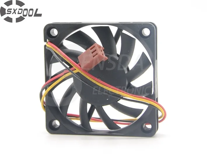 SXDOOL SXDOOL R126010BU 60mm dual ball 12V 0.35A CPU cooler — product photo