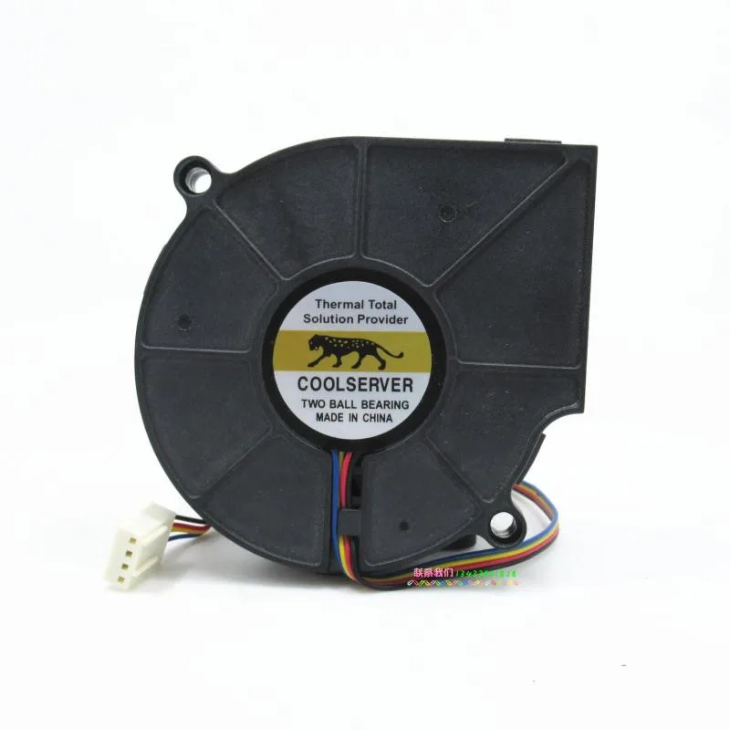 Zyvpee Zyvpee B127515BU 75mm Blower CPU Cooler 12V 4 Pin 1U 775 P4 — photo du produit