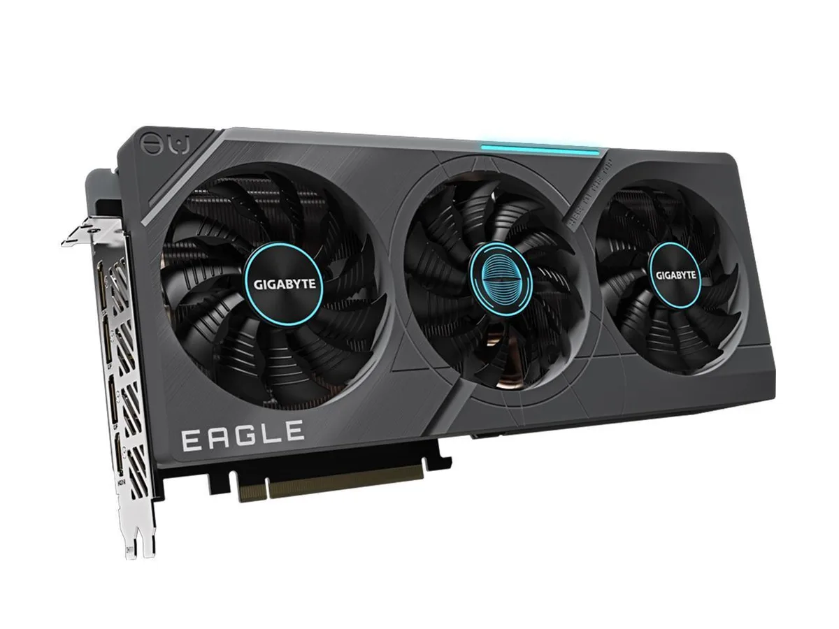GIGABYTE GIGABYTE GeForce RTX 4070 Ti EAGLE OC 12G 3x WINDFORCE graphics card — photo du produit