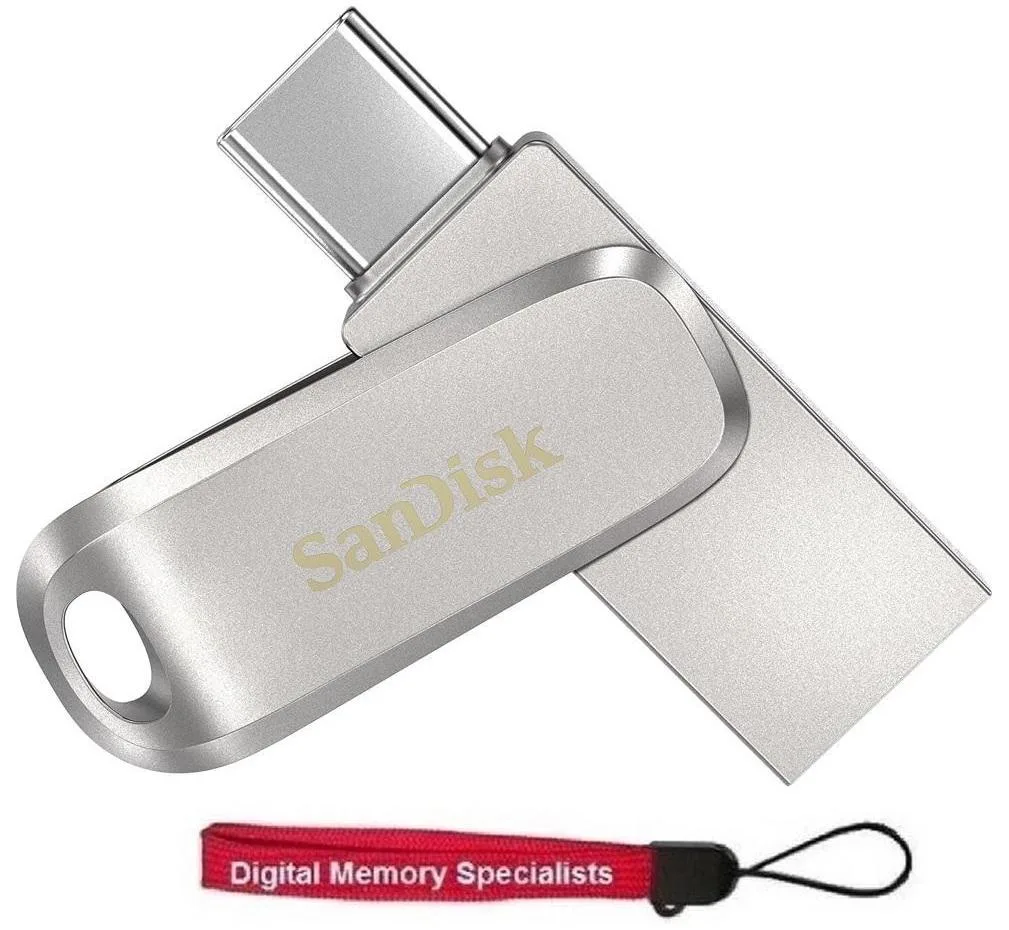 SanDisk SanDisk Ultra Dual Drive Luxe 2TB USB Flash Drive SDDDC4-2T00-G46 Silver — zdjęcie produktu