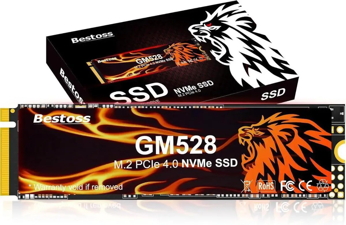 Bestoss Bestoss GM528 1TB NVMe internal SSD graphene-copper cooling — photo du produit