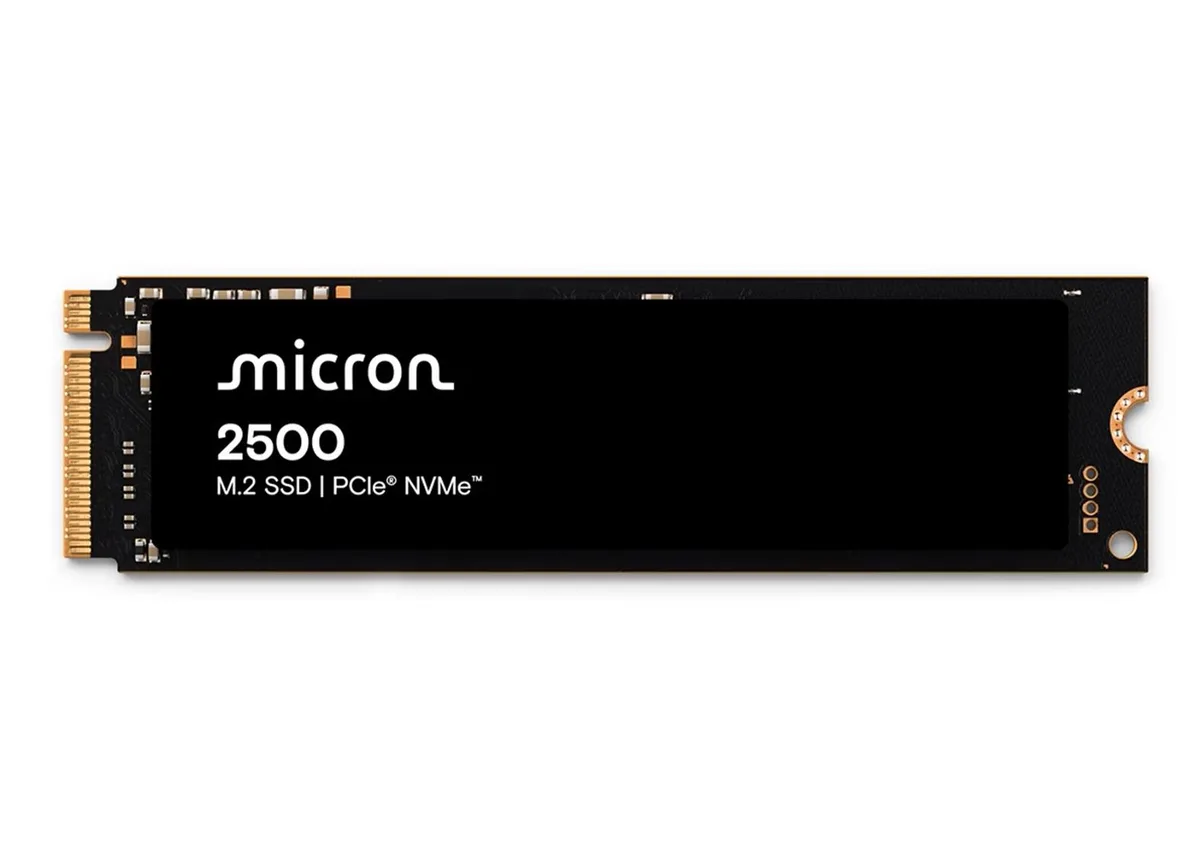 Micron Micron 2500 enterprise SSD 1TB M.2 2280 MTFDKBA1T0QGN-1BN1AABYYR — toote foto