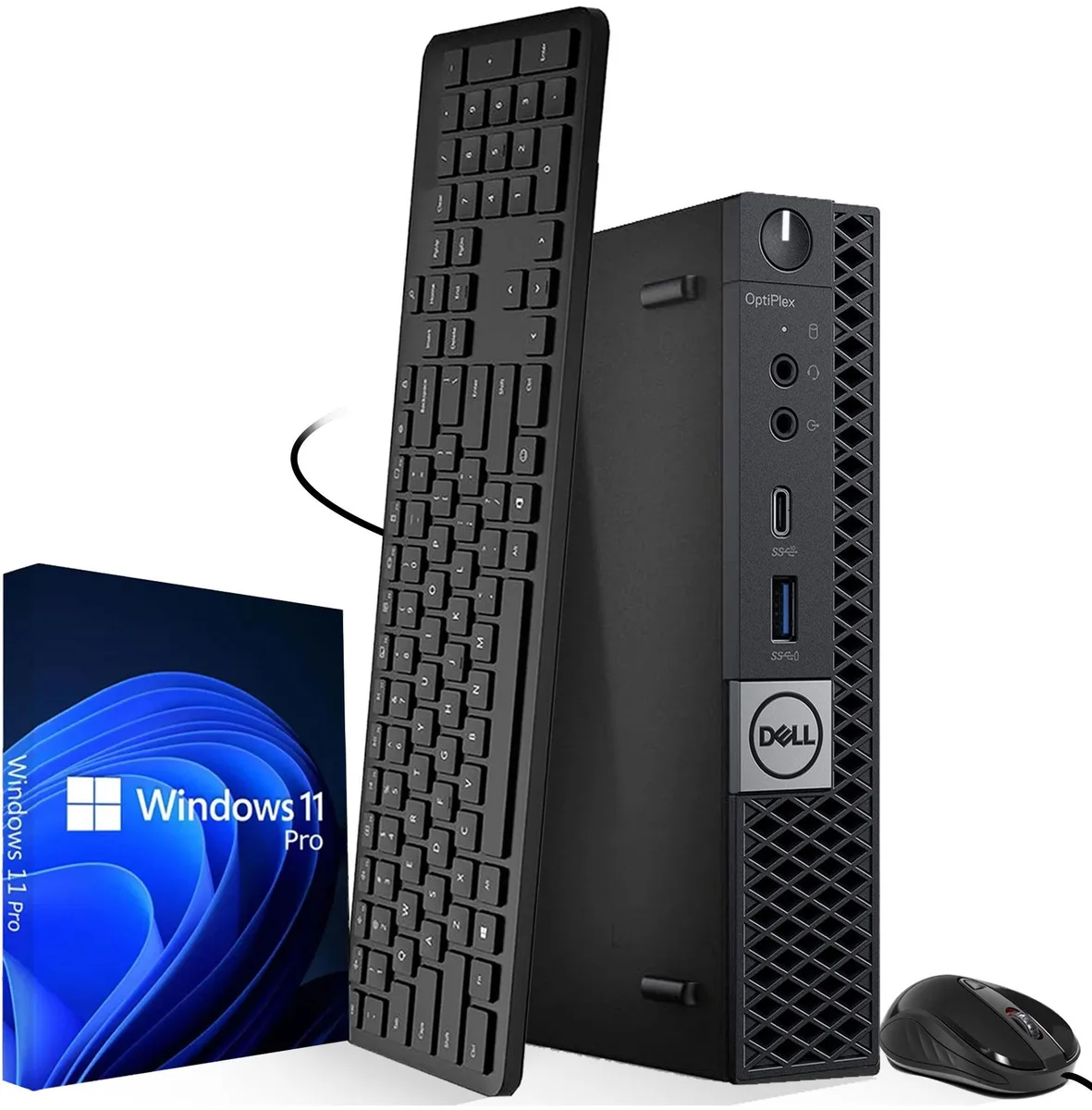 DELL Dell OptiPlex 7070 Tiny desktop PC i7-9700T 16GB DDR4 512GB Windows 11 Pro — product photo