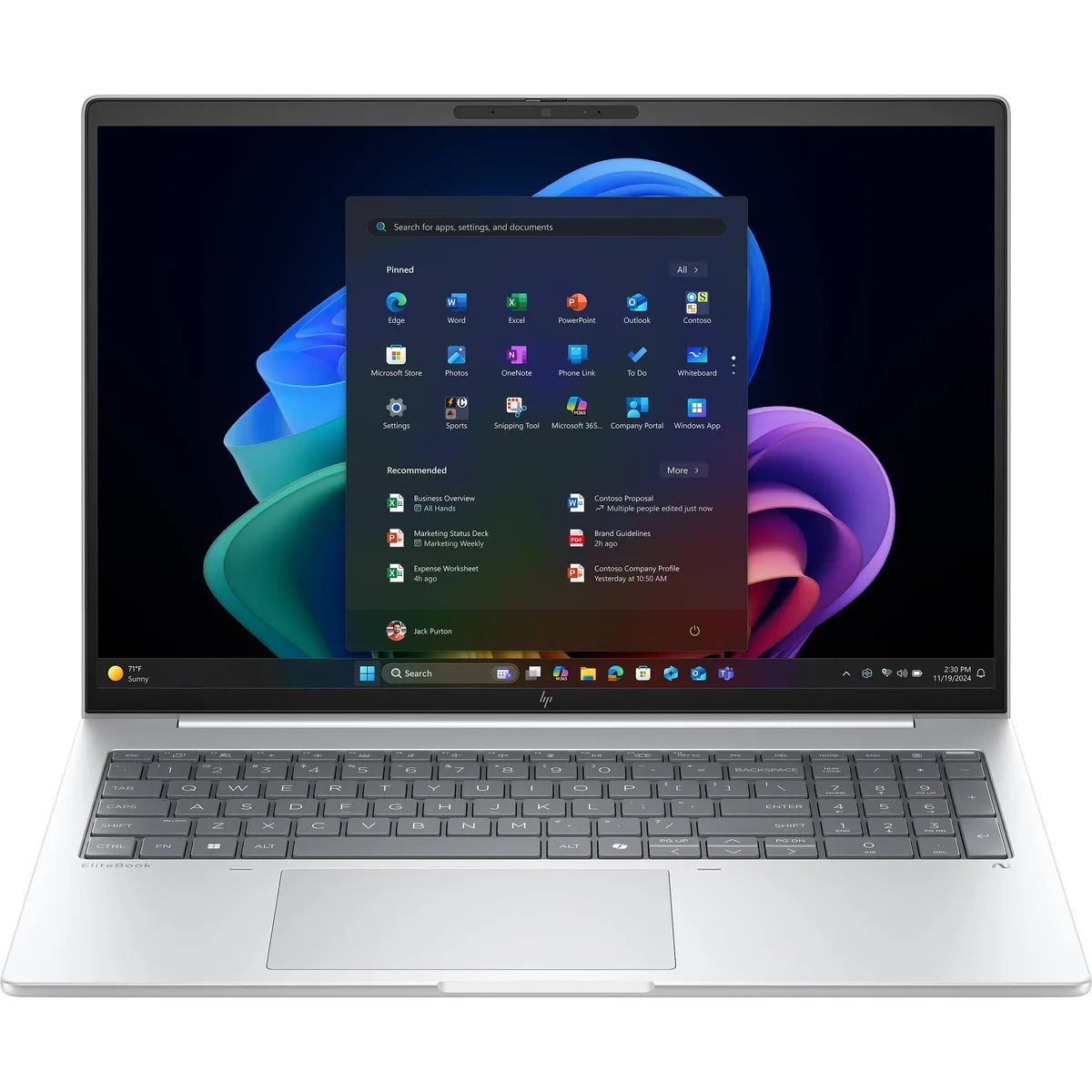 HP HP EliteBook 8 G1a laptop 16" WUXGA Touch Ryzen 7 PRO 350 32GB 1TB — photo du produit