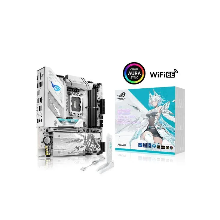 ASUS ASUS ROG STRIX B860-G GAMING WIFI S Intel B860 LGA 1851 mATX motherboard DDR5 4 M.2 quick release armor — product photo