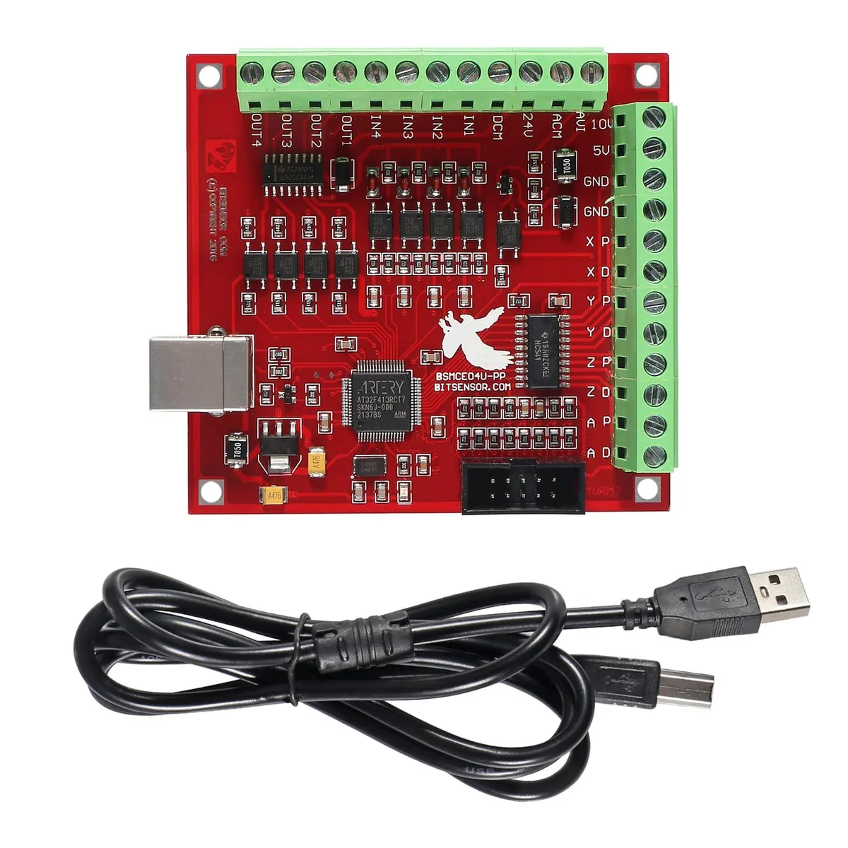  DWEII Mach3 USB CNC Motion Controller Board 100kHz 4-Axis — zdjęcie produktu