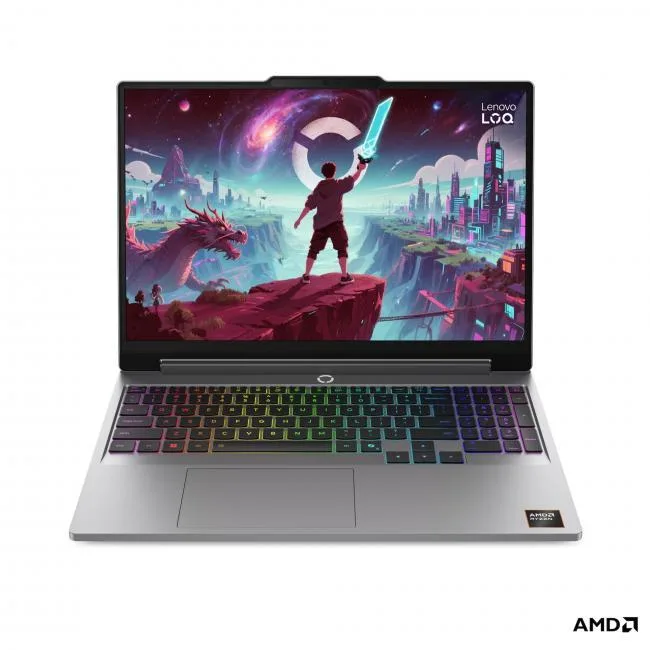 Lenovo Lenovo LOQ 15AH911 15.3" WUXGA 165Hz Ryzen 7 250 RTX 5050 16GB 512GB Luna Grey — foto del producto