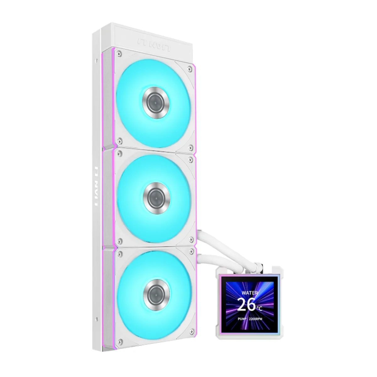 Lian Li Lian Li Hydroshift II-LCD-S 360 CL ARGB liquid cooler HS2LCDS36CW — photo du produit