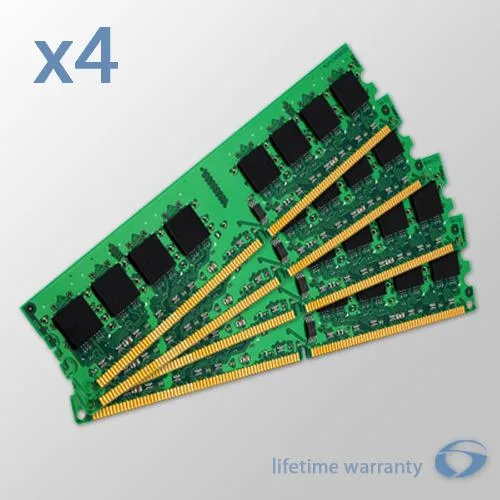 Simmtec, Inc Simmtec, Inc 8GB Kit (4x2GB) DDR2-800 PC2-6400 CL6 1.8V 240-Pin Desktop RAM — photo du produit
