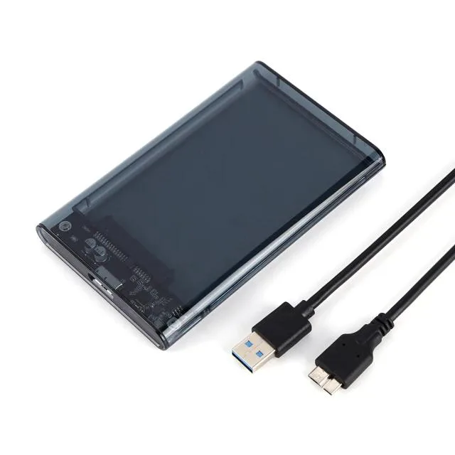 Hetai Tech Hetai Tech 2.5 inch SATA drive enclosure black — φωτογραφία προϊόντος