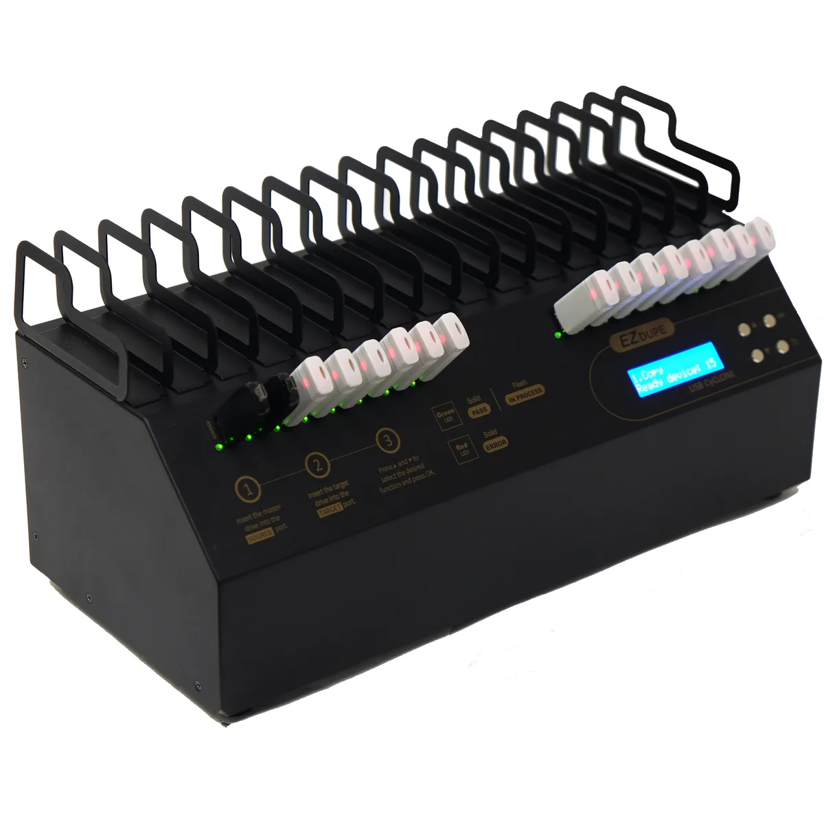 EZ Dupe, Inc. EZ Dupe USB Cyclone 1 to 15 Duplicator — foto do produto