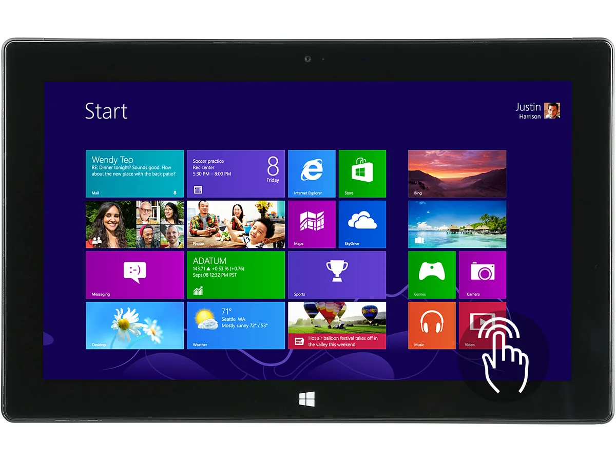 Microsoft Microsoft 5KX-00002 Surface Pro 2 2-in-1 laptop i5-4200U 4GB 10.6" 1080p — صورة المنتج