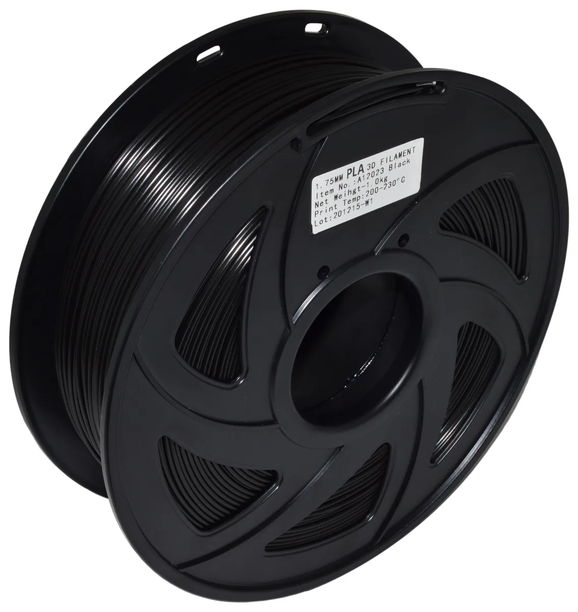 Electronix Express Electronix Express Black PLA Filament 1.75mm ±0.02mm 1kg Spool — 제품 사진