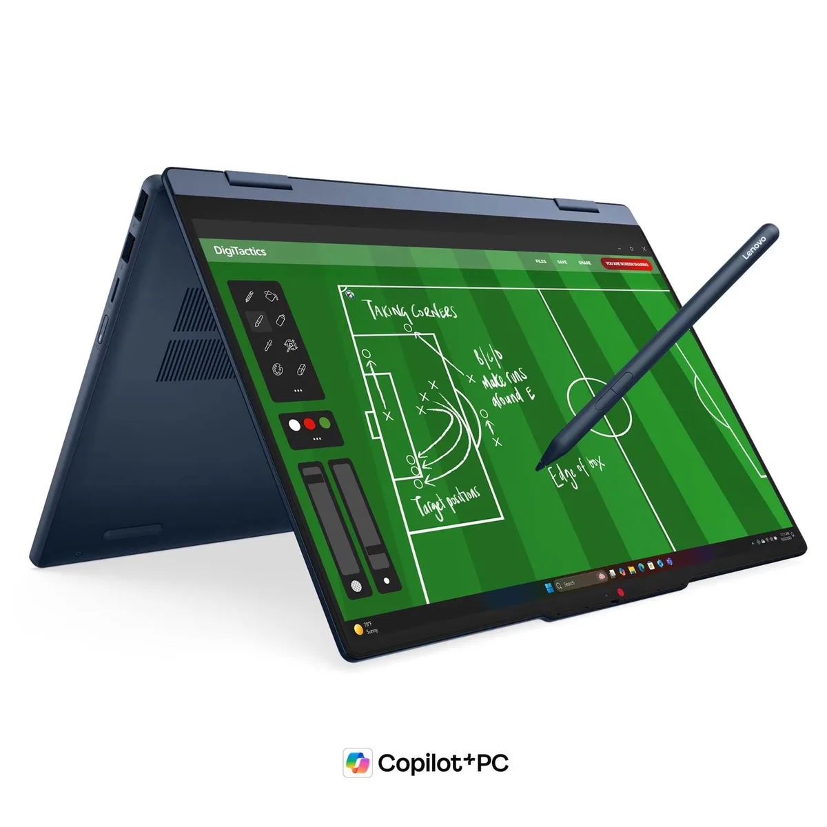 Cosmic Blue 2-in-1 laptop with 14 inch display