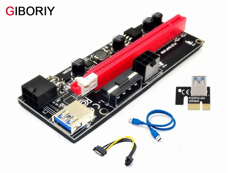 GIBORIY GIBORIY PCI-E 1x to 16x Riser 009S expansion card — صورة المنتج