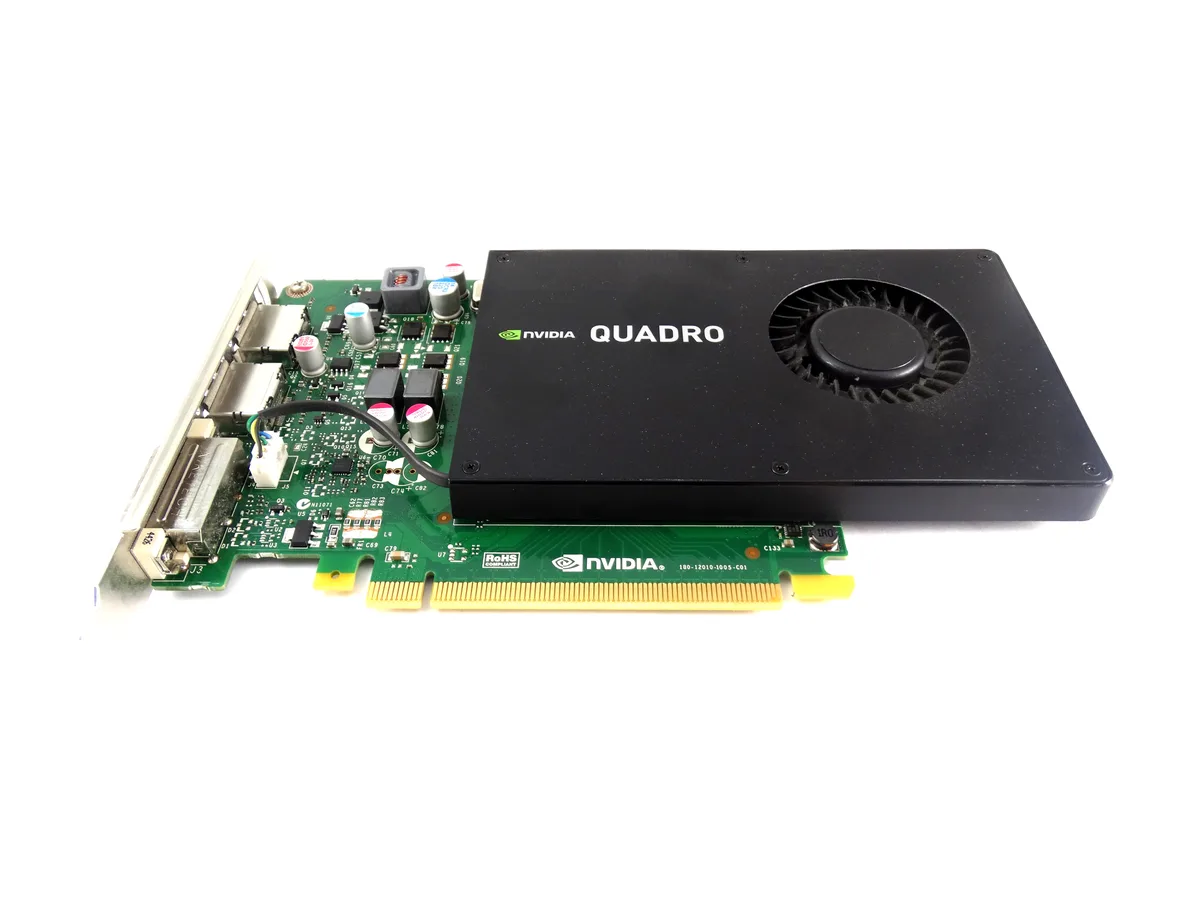 NVIDIA NVIDIA Quadro K2200 4GB GDDR5 PCI Express 2.0 x16 workstation graphics card — Produktfoto