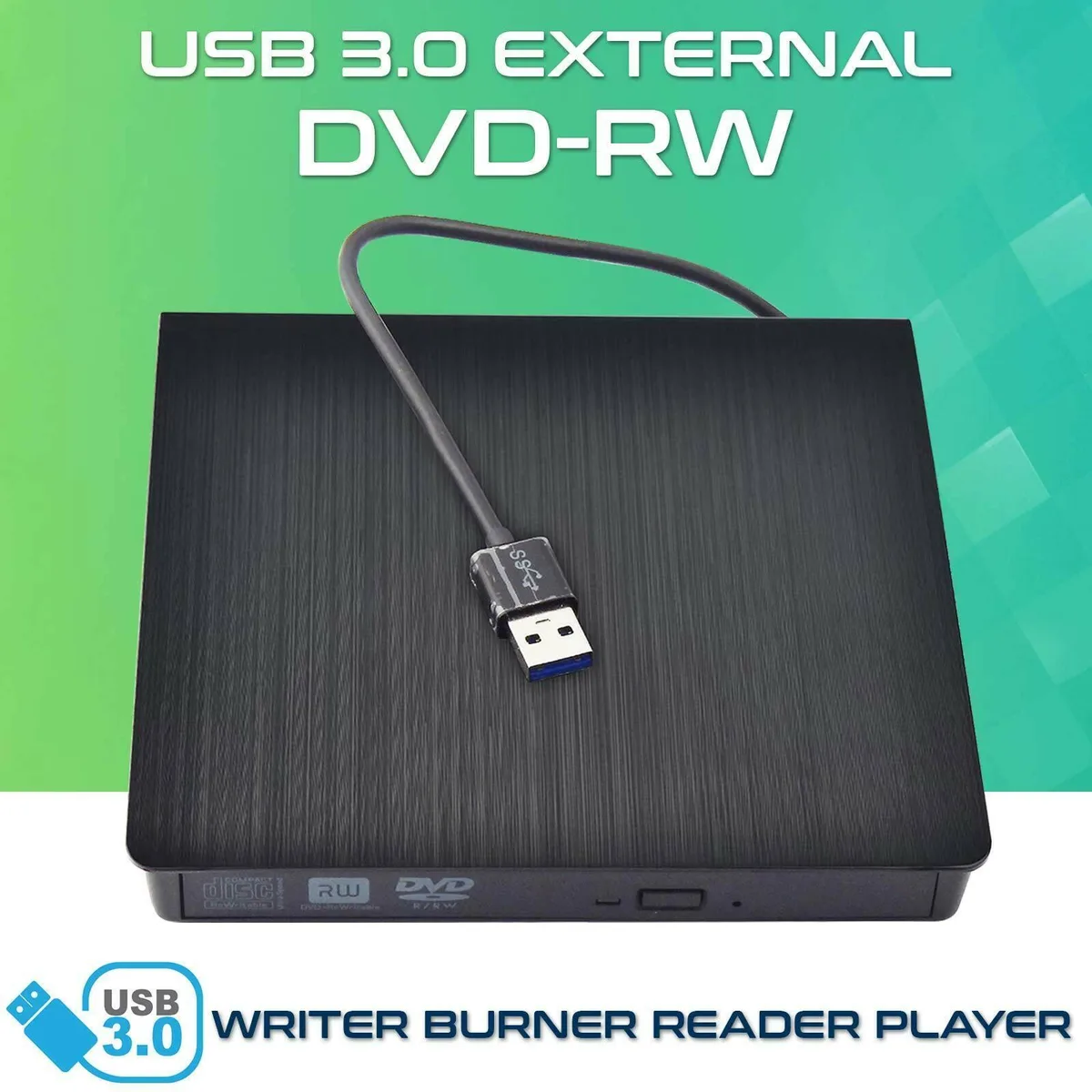 WRIARICH WRIARICH FF3D516G6000HC38ADC01 USB 3.0 DVD burner — 商品写真