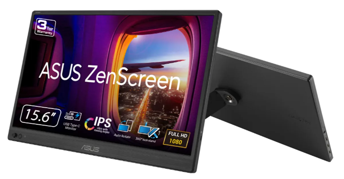 ASUS ASUS ZenScreen MB169CK 15.6" 1920x1080 60Hz IPS portable monitor — vörumynd