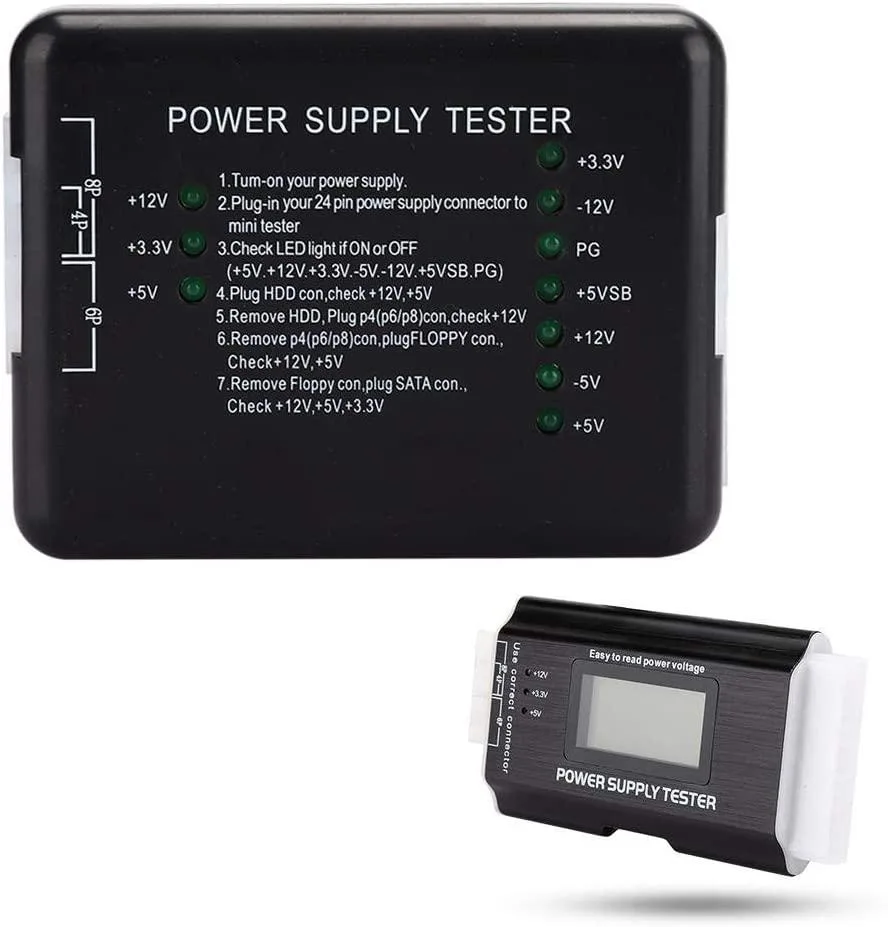 myVolts myVolts Power Supply Tester 20/24Pin ATX SATA — photo du produit
