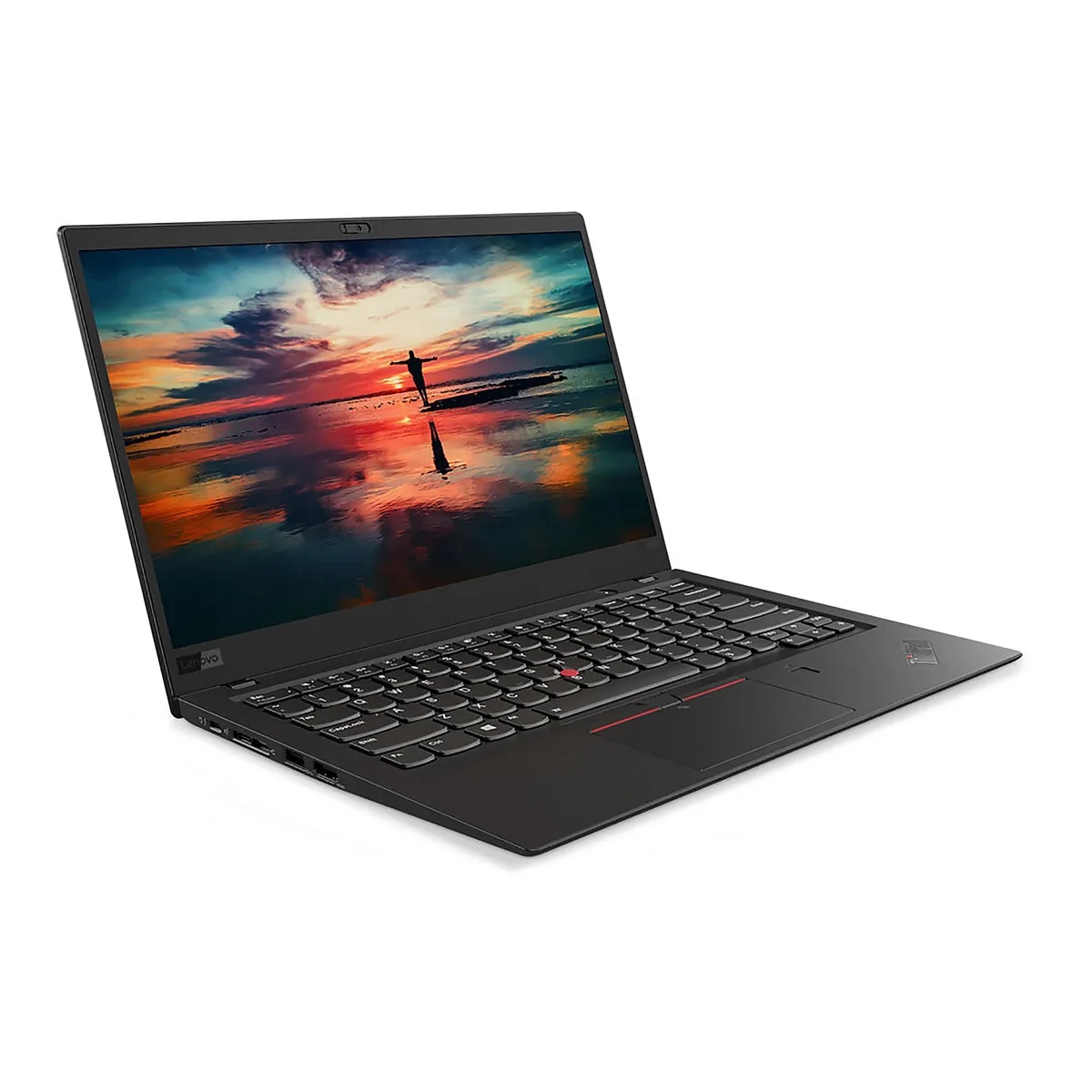 Black 14 inch laptop with matte non-touch screen