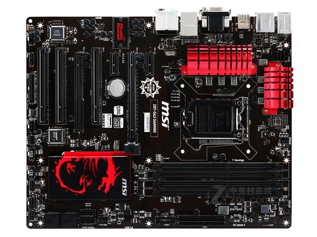 MSI MSI Z87-G43 GAMING Intel Z87 LGA 1150 DDR3 ATX motherboard — 商品照片